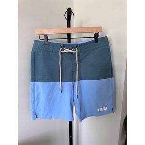 Fair Harbor Mens Swim Shorts‎ Size 30 Blue
